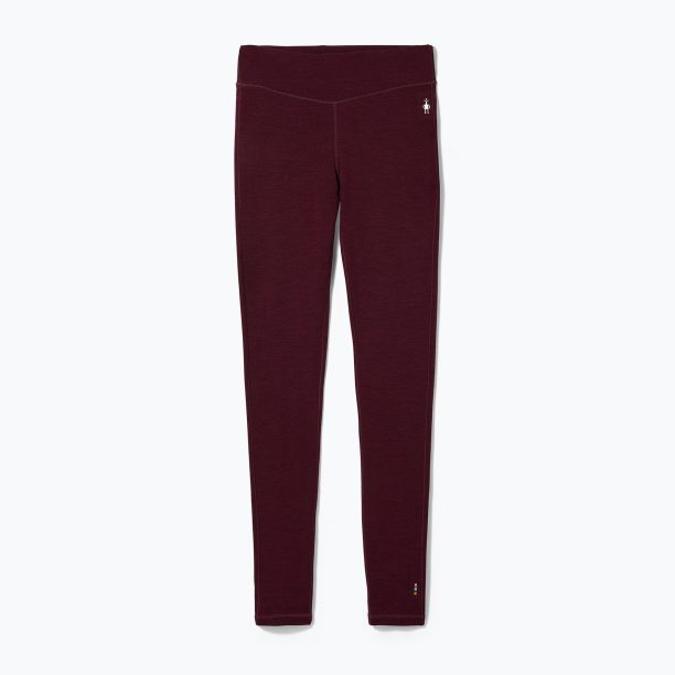 Дамски термо панталони Smartwool Merino 250 Baselayer Bottom Boxed burgundy 18809