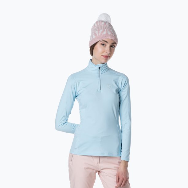 Дамски термо потник Rossignol Classique 1/2 Zip glacier