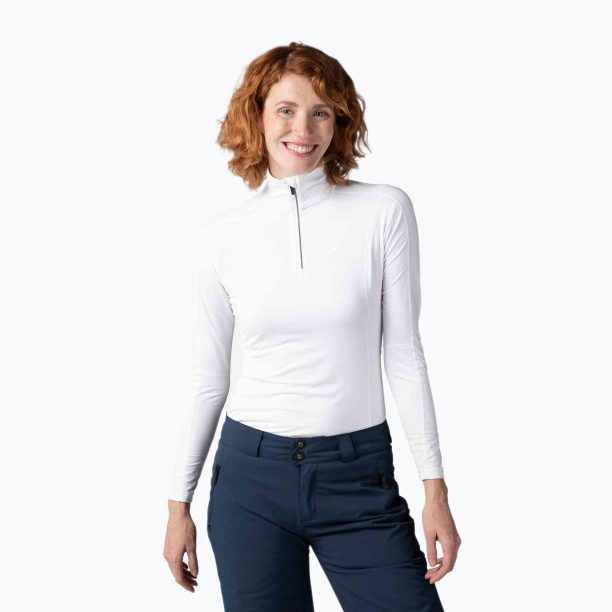 Дамски термо потник Rossignol Classique 1/2 Zip white