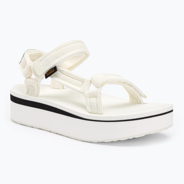 Дамски туристически сандали Teva Flatform Universal Mesh Print bright white