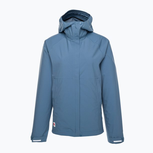 Дамско дъждобранно яке Fjällräven HC Hydratic Trail синьо F86982