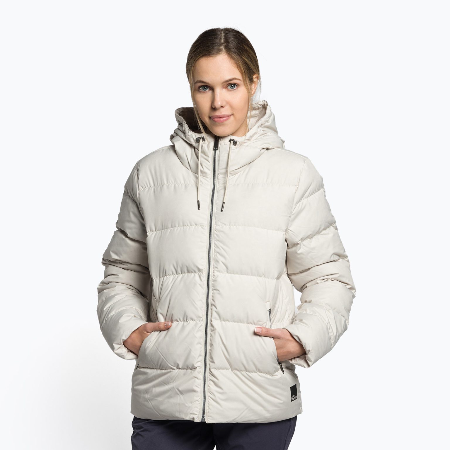 Дамско пухено яке Jack Wolfskin Frozen Palace Whiter Pearl 1204912_5062