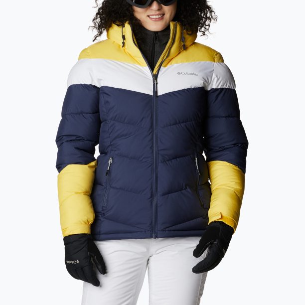 Дамско ски яке Columbia Abbott Peak Insulated тъмно синьо и жълто 1909971