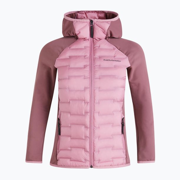 Дамско яке Peak Performance Argon Hybrid Hood Jacket pink G77859110