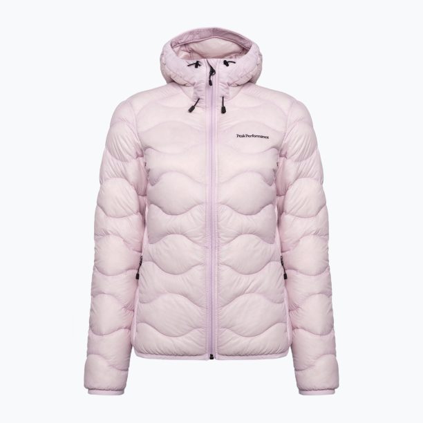 Дамско яке Peak Performance Helium Down Hood Jacket Pink G77852140