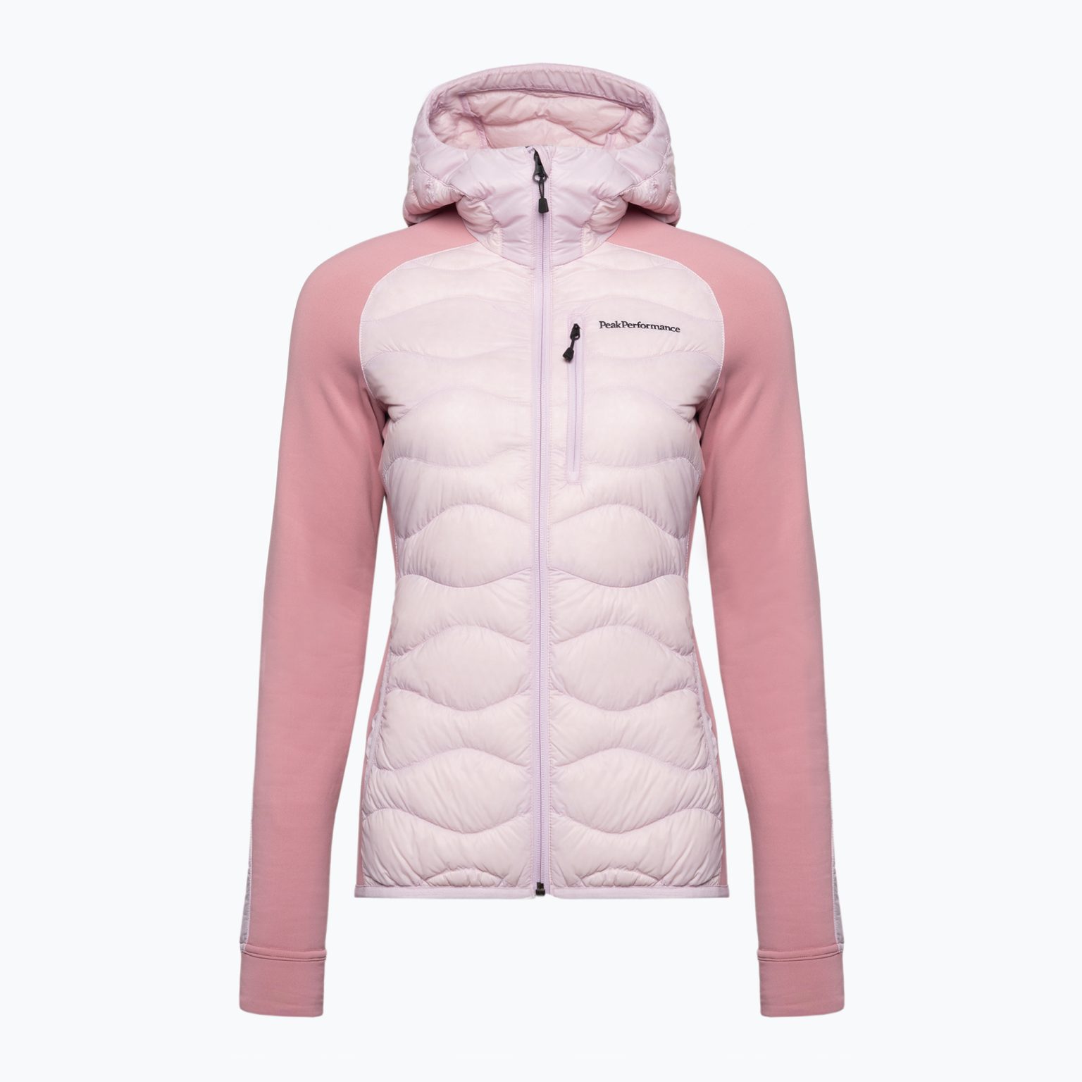 Дамско яке Peak Performance Helium Down Hybrid Hood Jacket Pink G77848130