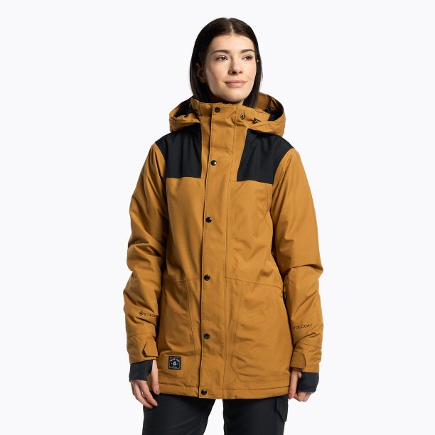 Дамско яке за сноуборд Volcom Ell Ins Gore-Tex Caramel H0452302