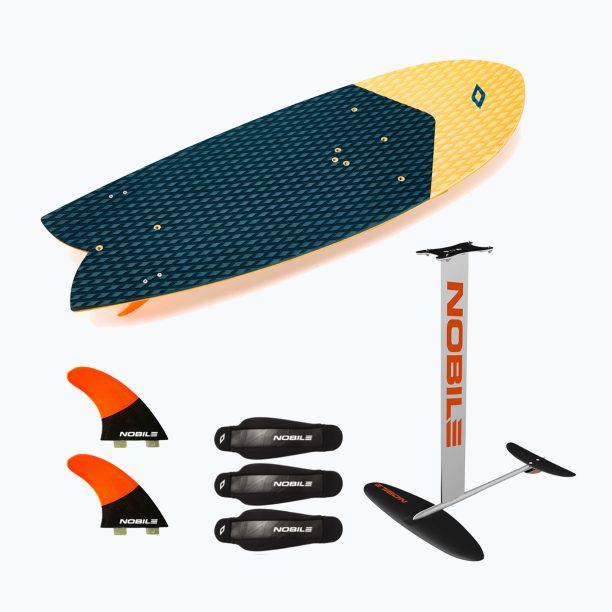 Деска за кайтсърфинг + хидрофолио Nobile Fish Skim Zen Foil Freeride G10