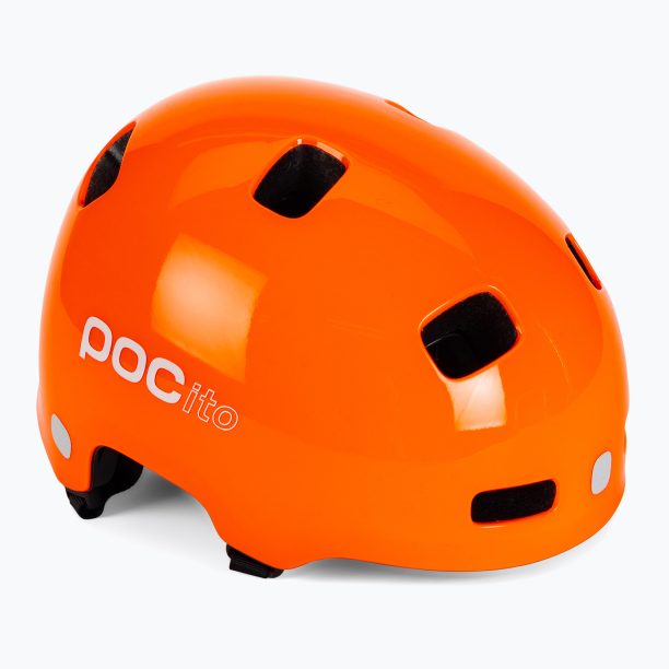 Детска велосипедна каска POC POCito Crane MIPS fluorescent orange