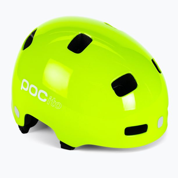 Детска велосипедна каска POC POCito Crane MIPS fluorescent yellow/green