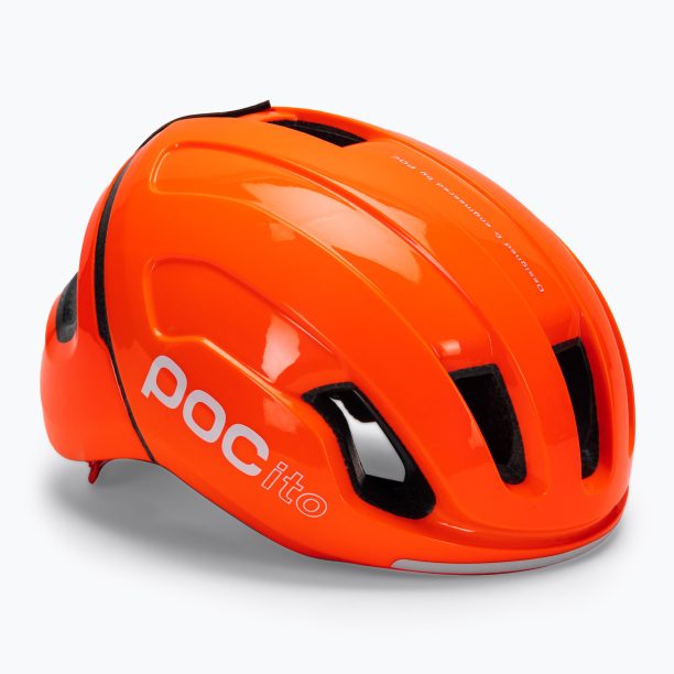 Детска велосипедна каска POC POCito Omne MIPS fluorescent orange