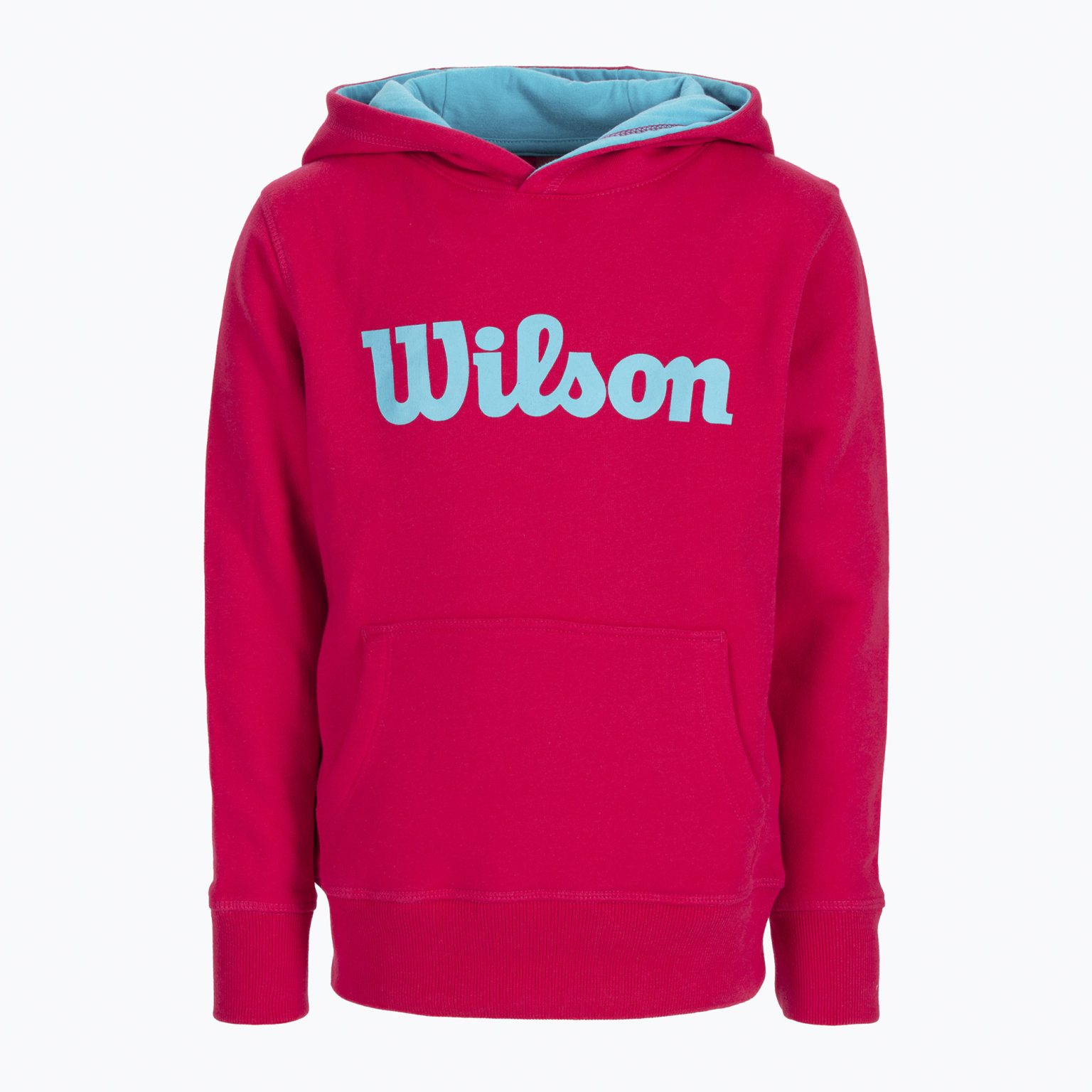 Детска качулка Wilson Script Cotton PO Hoody pink WRA769221