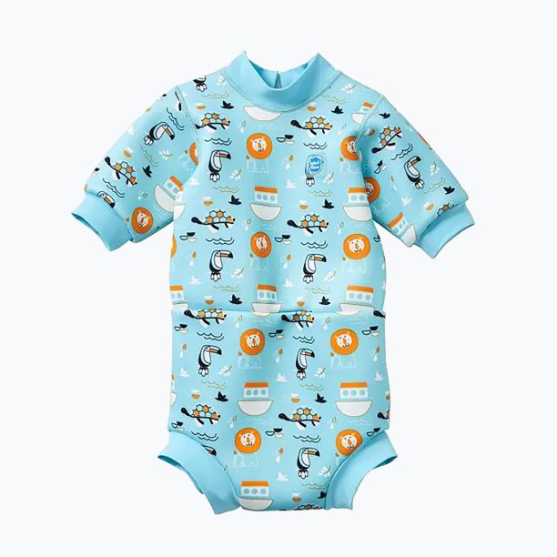 Детска пяна за плуване Splash About Happy Nappy Noah's Ark 1mm blue HNWNOAL