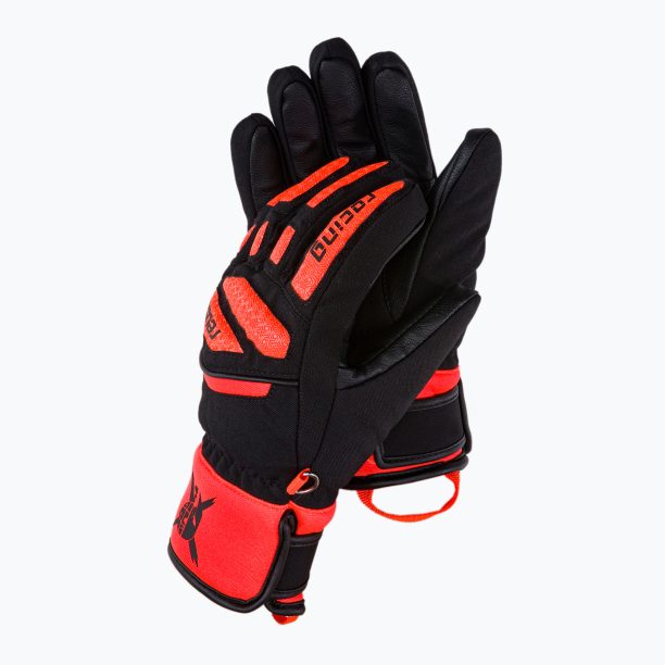 Детска ски ръкавица Reusch Worldcup Warrior Prime R-Tex XT черна/червена 62/71/244