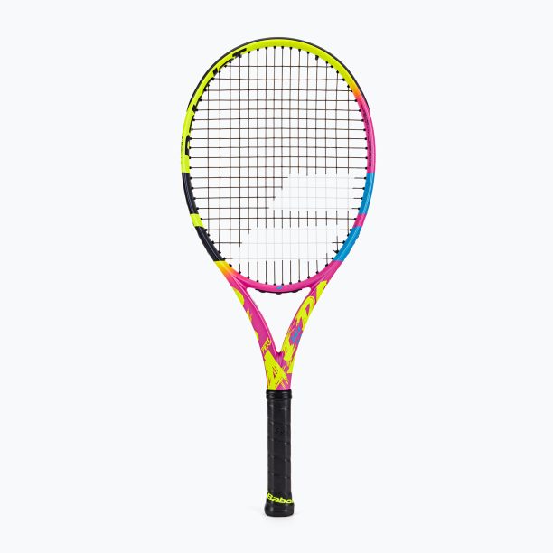 Детска тенис ракета Babolat Pure Aero Rafa 2gen жълто-розова 140469