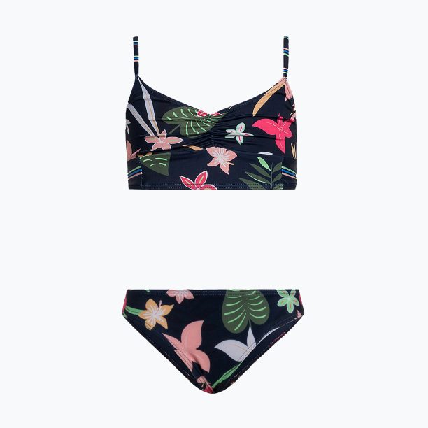 Детски бански костюм от две части ROXY Vacay For Life Crop Top Set 2021 mood indigo alma swim