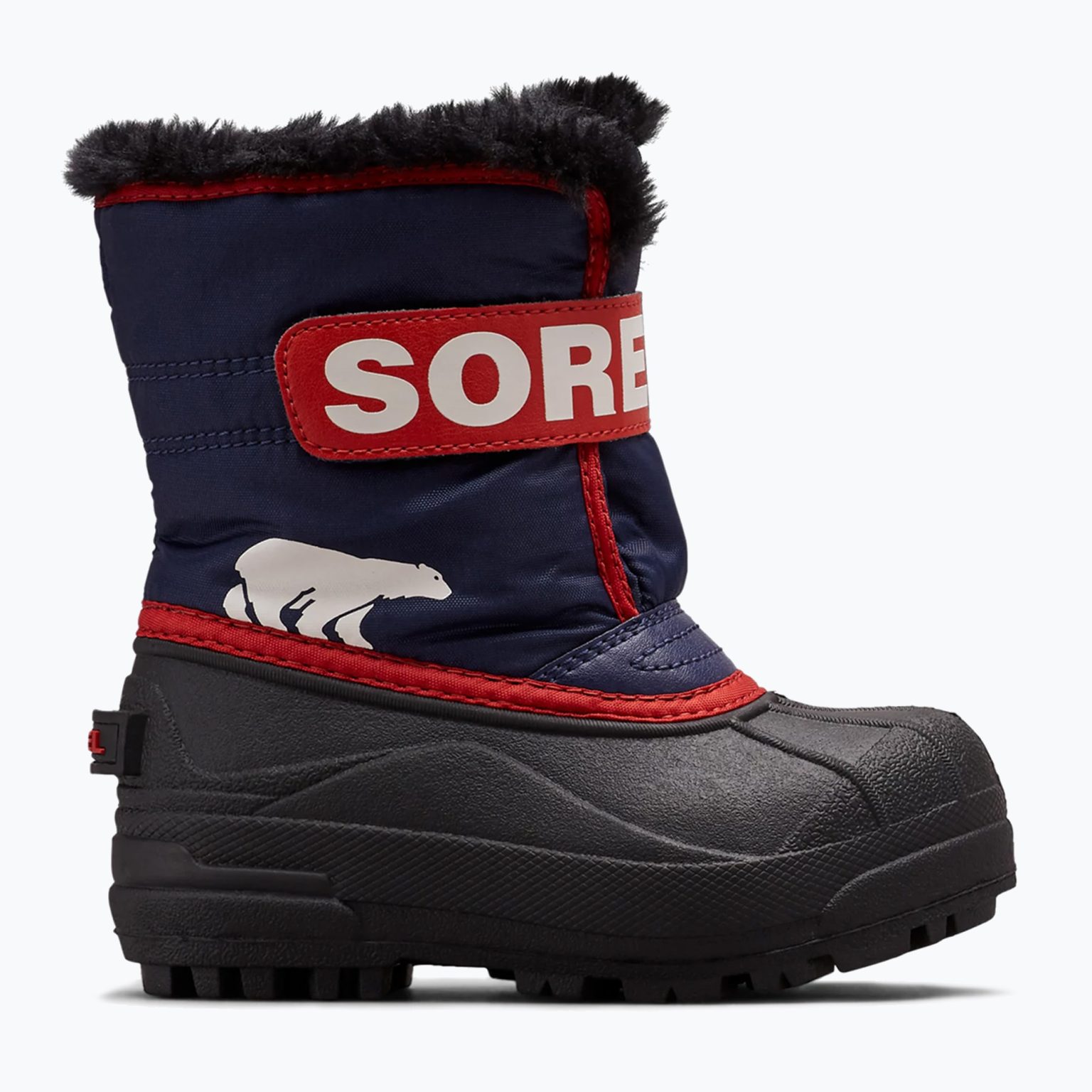 Детски ботуши за трекинг Sorel Snow Commander nocturnal/sail red