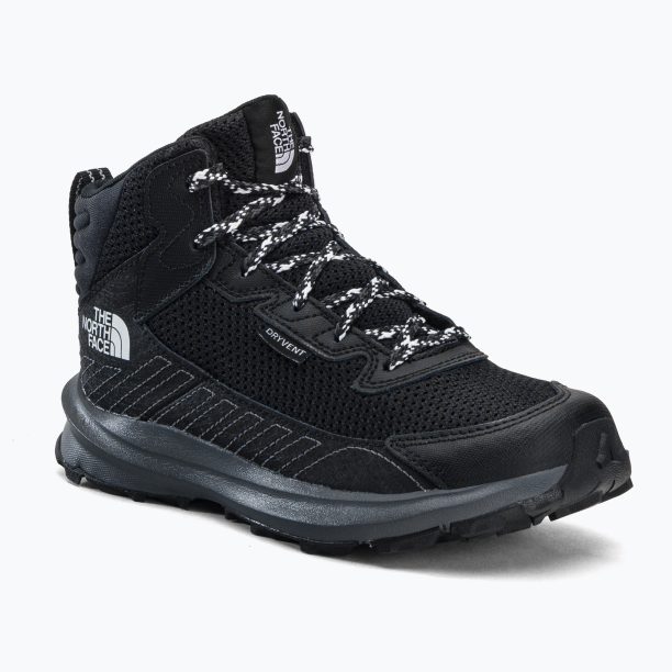 Детски ботуши за трекинг The North Face Fastpack Hiker Mid WP черни NF0A7W5VKX71