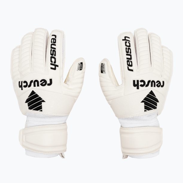 Детски вратарски ръкавици Reusch Legacy Arrow Silver Junior бели 5372204-1100