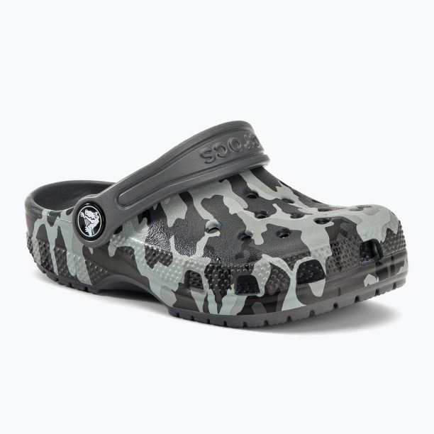 Детски джапанки Crocs Classic Camo Clog T grey 207593-097