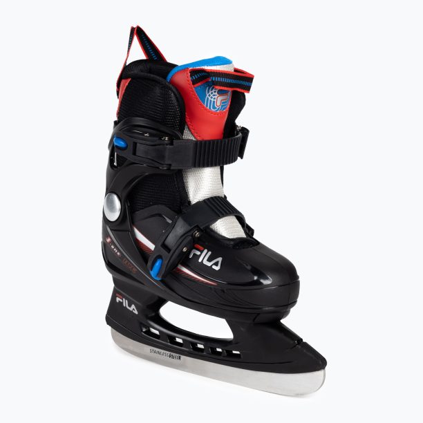 Детски кънки FILA J-One HR black/red/blue