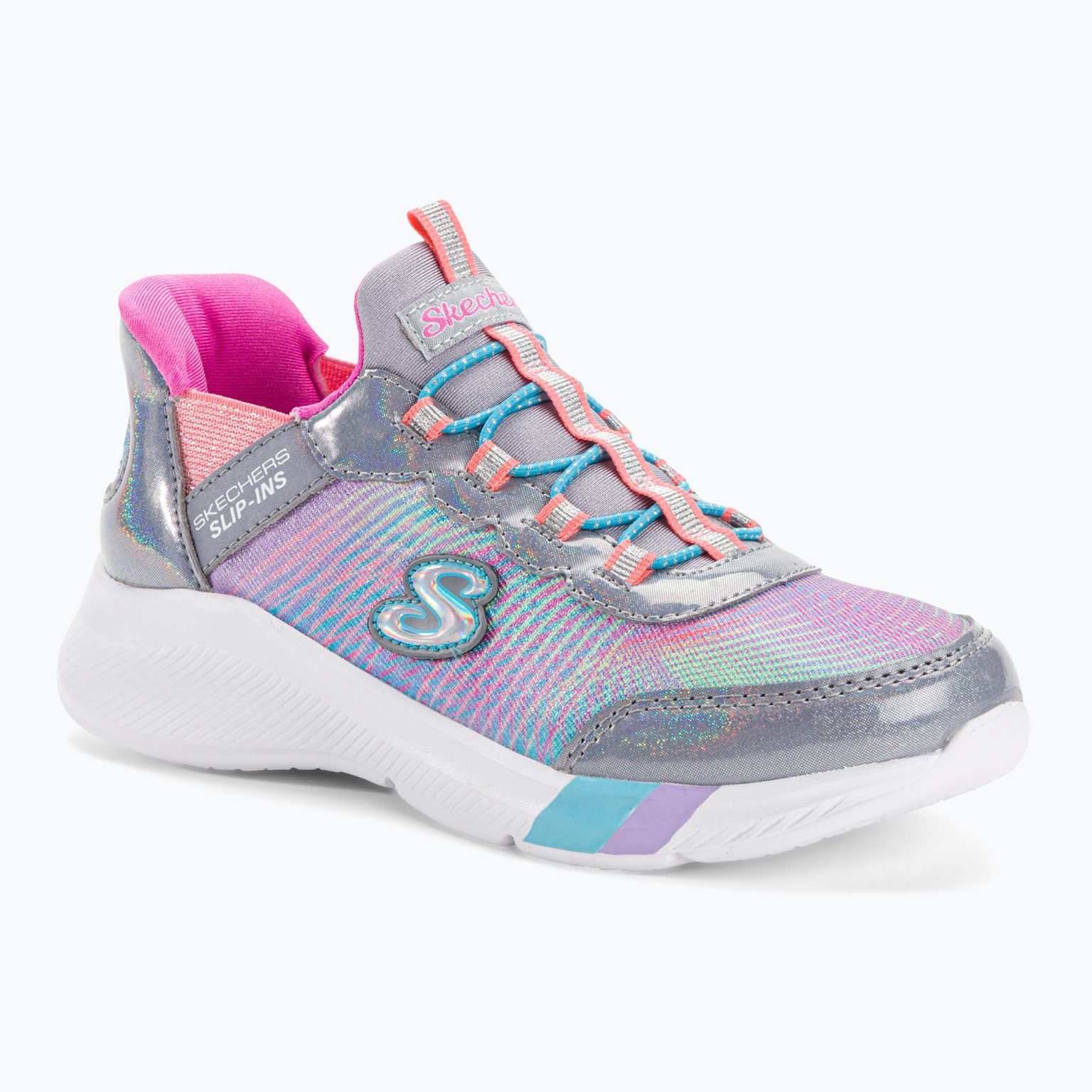 Детски маратонки SKECHERS Dreamy Lites Colorful Prism сиво/мулти