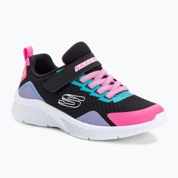 Детски обувки за обучение SKECHERS Microspec Bright Retros black/multi