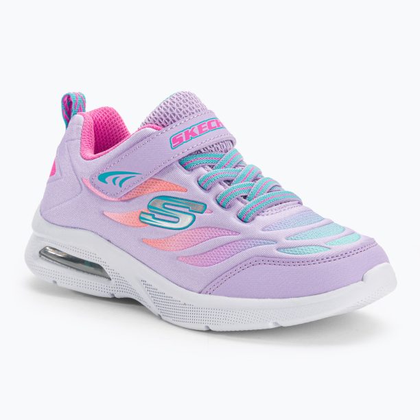 Детски обувки за обучение SKECHERS Microspec Max Airy Color lavender/multi