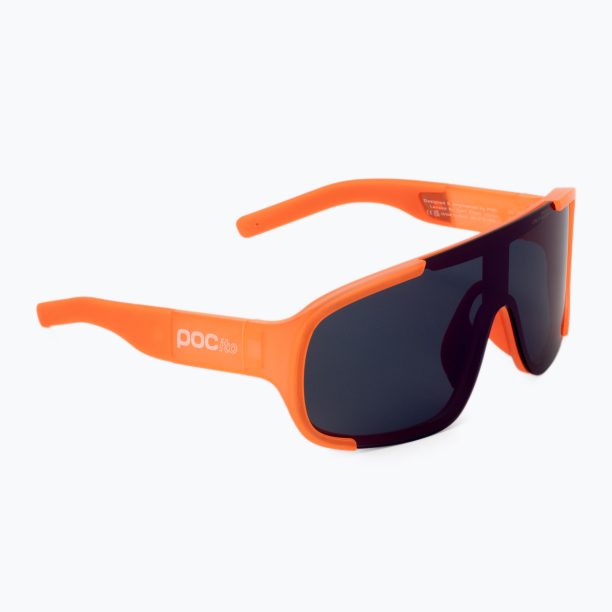 Детски очила за колоездене POC Aspire POCito fluo orange translucent/equalizer grey space