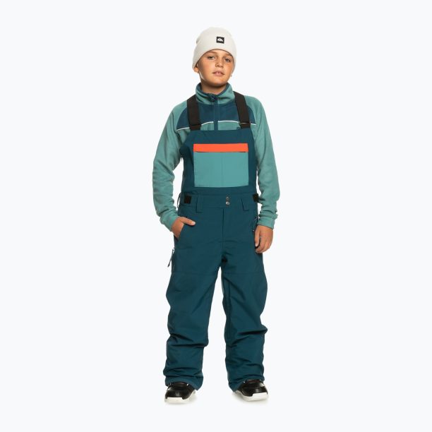 Детски панталон за сноуборд Quiksilver Mash Up Bib majolica blue