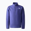 Детски поларен суитшърт The North Face Glacier Fleece 1/4 Zip cave blue