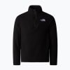 Детски поларен суитшърт The North Face Glacier Fleece 1/4 Zip черен