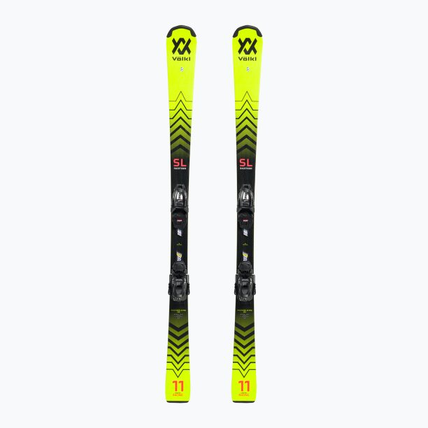 Детски ски за спускане Völkl Racetiger JR Pro+7.0 VMotion JR yellow/black 122467/6262T1.VA