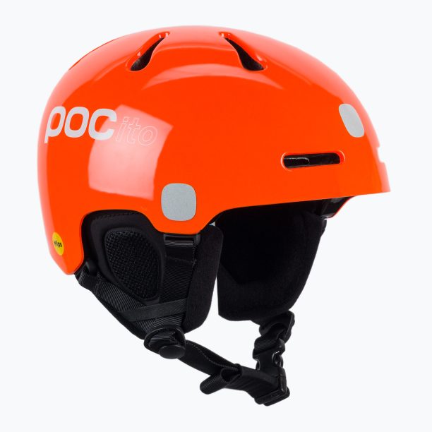 Детски ски каски POC POCito Fornix MIPS fluorescent orange