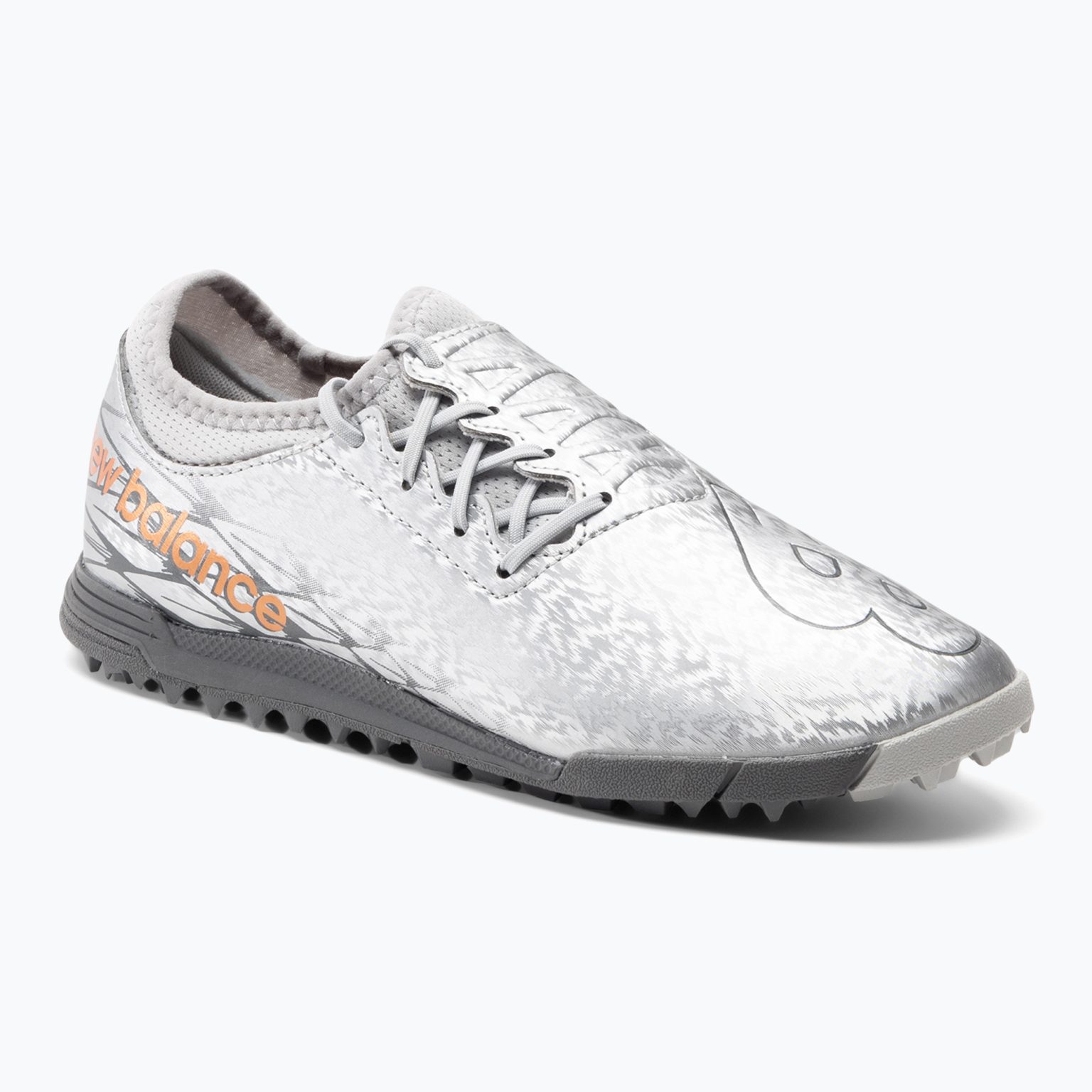 Детски футболни обувки New Balance Furon V7 Dispatch TF Jr silver