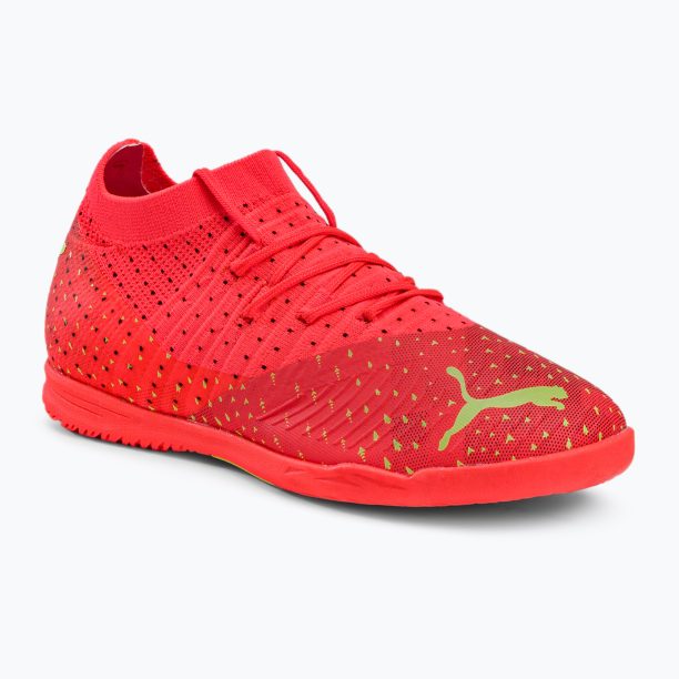 Детски футболни обувки PUMA Future Z 3.4 IT Jr оранжеви 107013 03