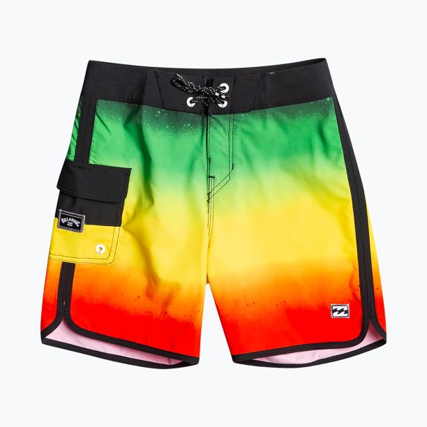 Детски шорти за плуване Billabong 73 Fade Pro rasta