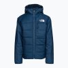 Детско пухено яке The North Face Reversible Perrito черно синьо NF0A7X4RHDC1