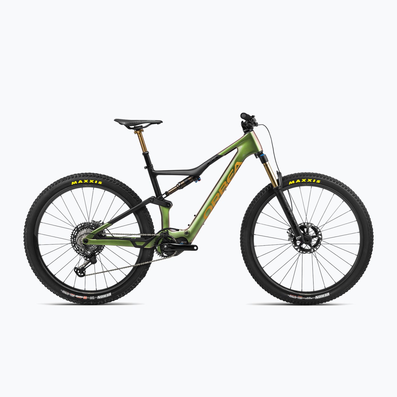 Електрически велосипед Orbea Rise M-LTD 42V 360Wh 2023 chameleon goblin green/black