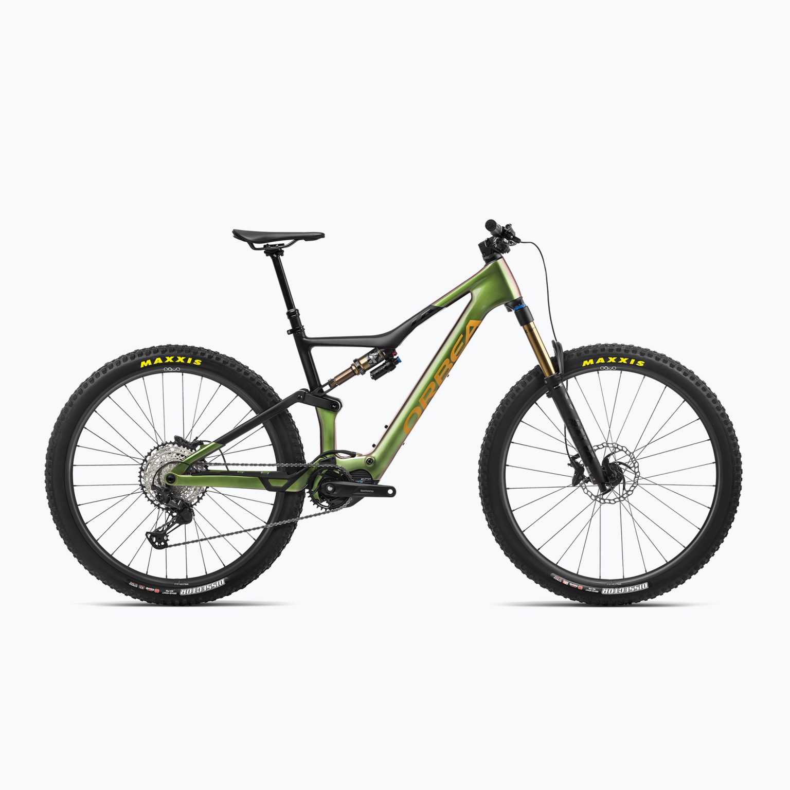 Електрически велосипед Orbea Rise M10 42V 360Wh 2023 chameleon goblin green/black