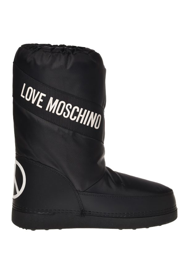 Зимни ботуши с халки за лесно обуване Love Moschino