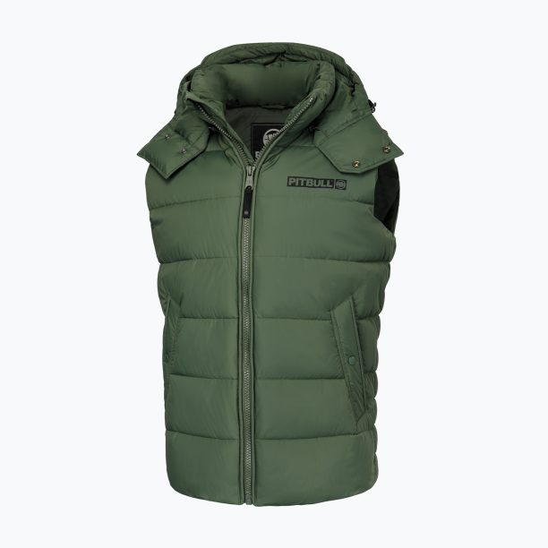 Зимно мъжко яке Pitbull West Coast Perseus Hooded Vest olive