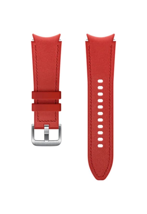 Каишка Smartwatch  Hybrid Leather Band за Galaxy Watch4 Classic - 20 мм M/L - Red Samsung