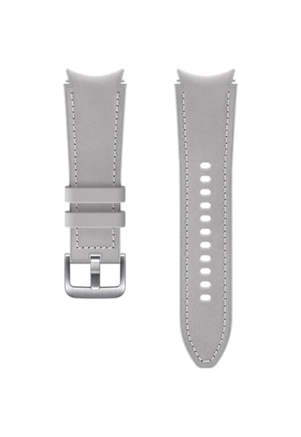 Каишка за smartwatch  Hybrid Leather Band за Galaxy Watch4 20 мм S/M - Silver Samsung