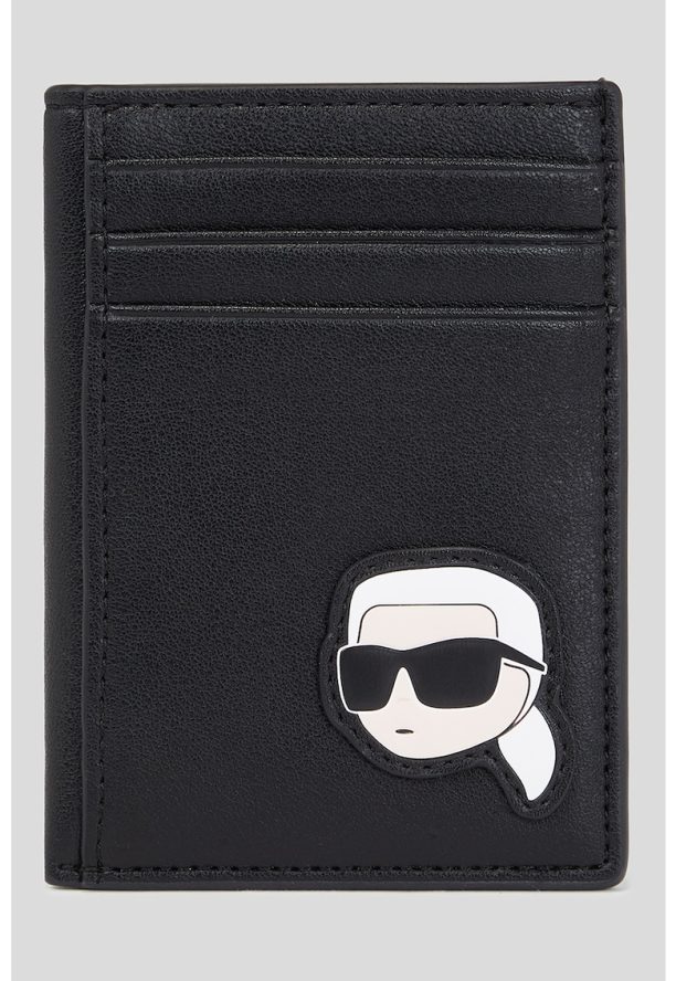 Калъф за карти Ikonik от еко кожа Karl Lagerfeld