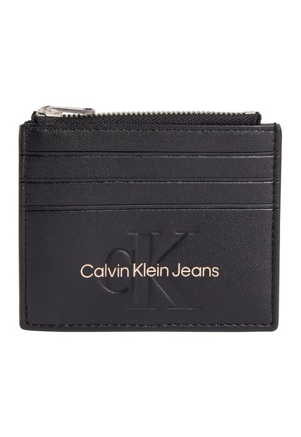 Калъф за карти от еко кожа с лого CALVIN KLEIN JEANS