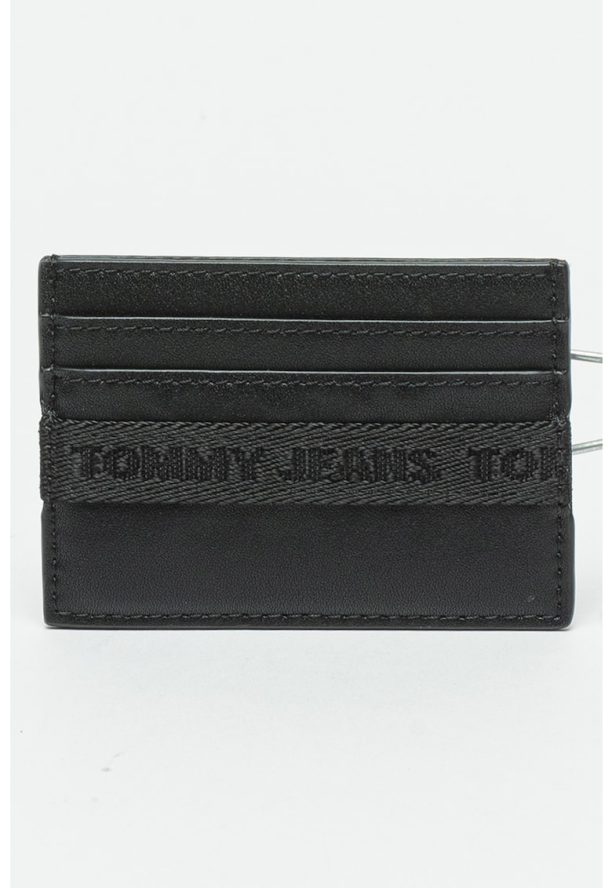 Калъф за карти от кожа и еко кожа Tommy Jeans