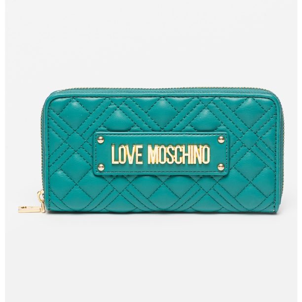 Капитониран портфейл с цип Love Moschino