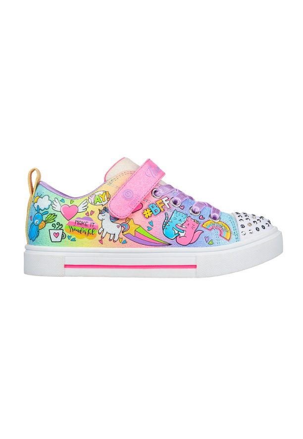 Кецове Twinkle Sparks - BFF Magic Light-Up с велкро Skechers