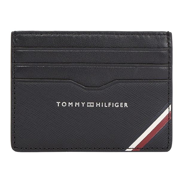 Кожен калъф за карти Central Tommy Hilfiger